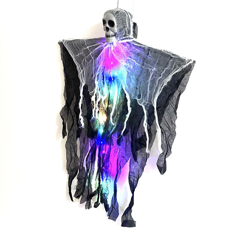 "Glowing Skeleton Ghost Prop – Scary Halloween Decoration